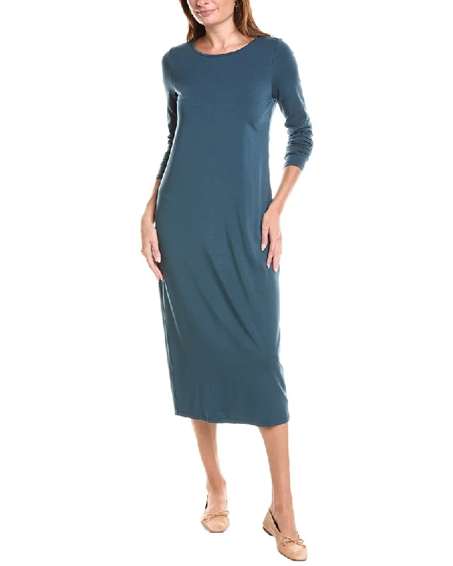 Exclusive Deals Online EILEEN FISHER Jewel Neck Slim Flare Dress