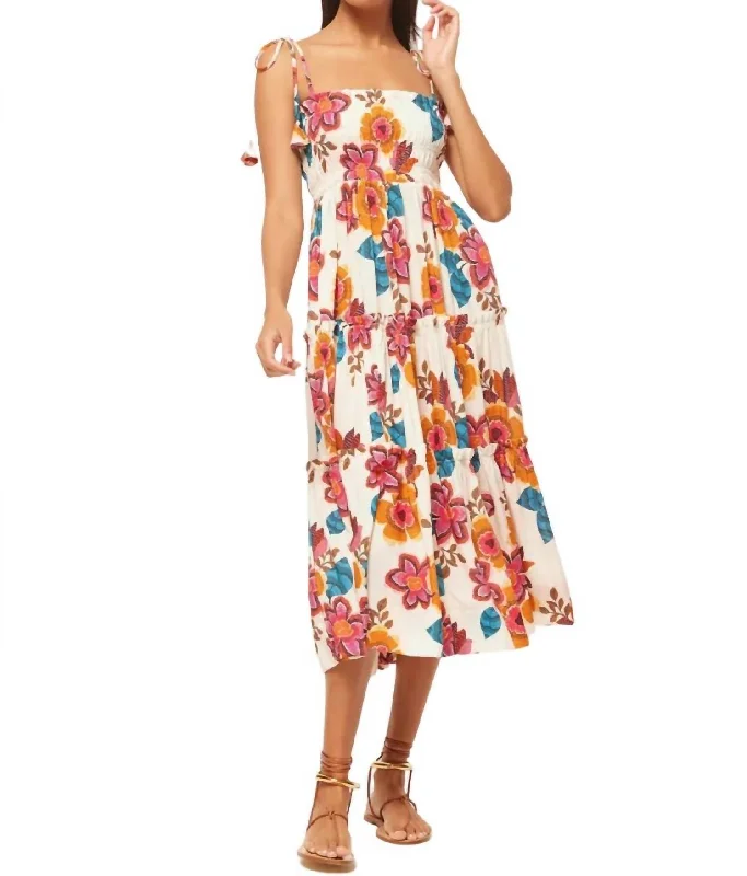 Trendy Women's Collection Kamina Dress In Flora Marbella