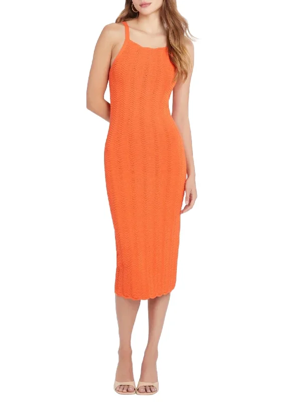 Explore What's New Melody Knit Dress In Mandarin