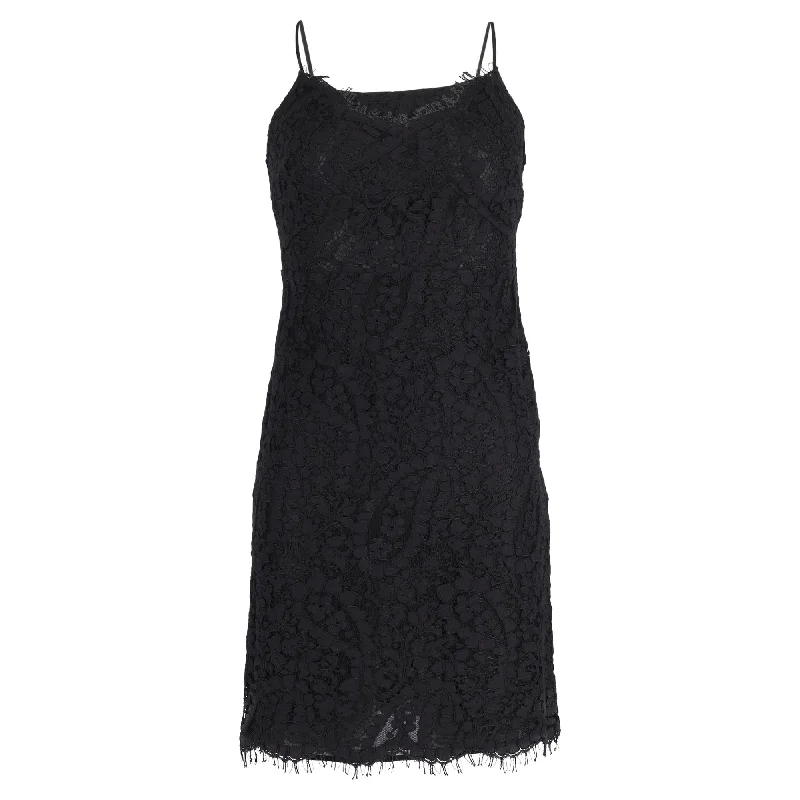 Festival Fashion Michael Kors Lace Dress in Black Polyamide