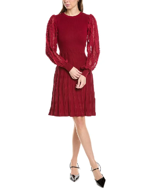 From Casual To Classy Nanette Nanette Lepore Chiffon Sleeve Sweaterdress