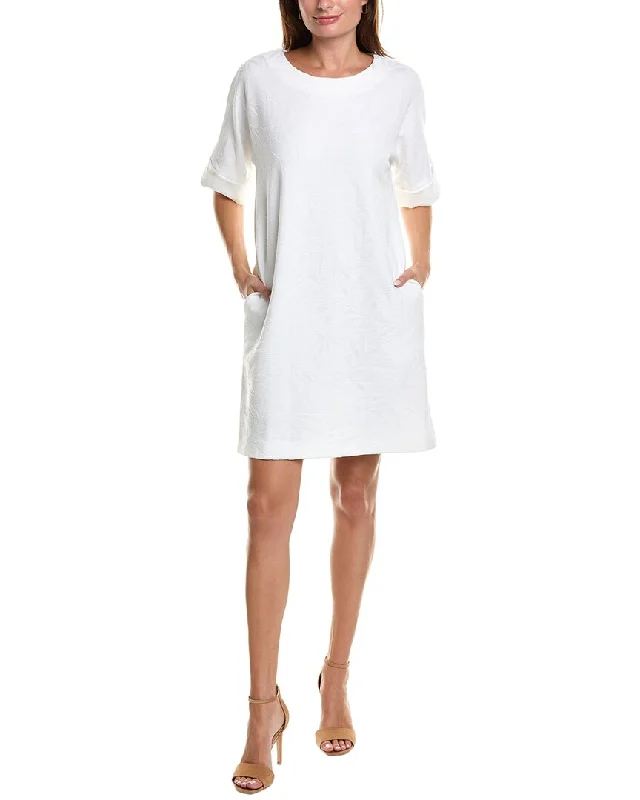 Travel Essentials Natori Leaves Jacquard Dress