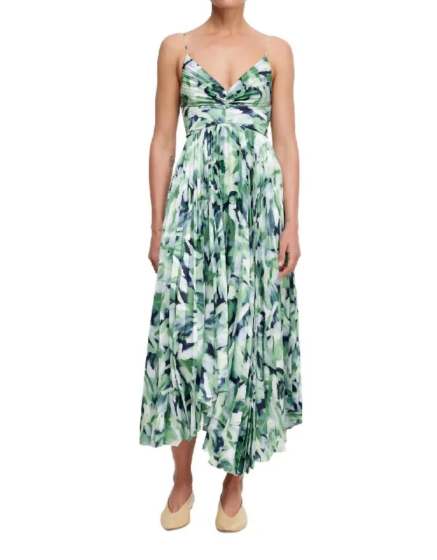 Trendy Street Style Clothing Northgate Dress In Fresco Garden