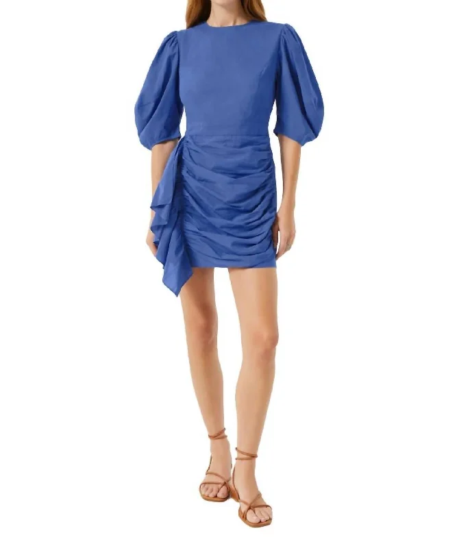 Trendy Aesthetics Pia Dress In Blue Sea