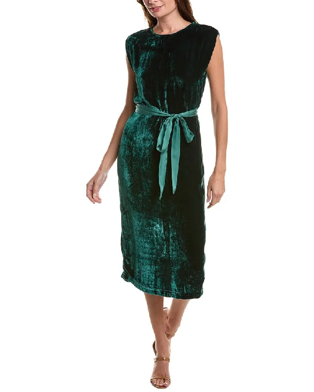 Stupidly Low Prices Velvet by Graham & Spencer Kandace Silk-Blend Dress