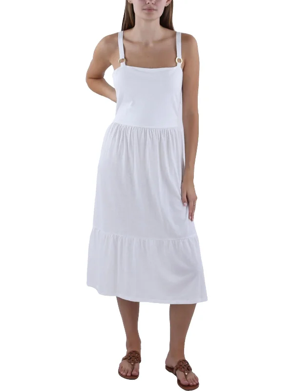 Budget Friendly Womens O-Ring Knee Length Sundress