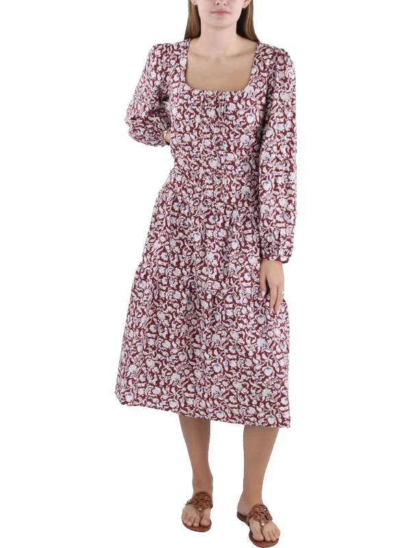 Attire Sale Womens Pintuck Long Shirtdress